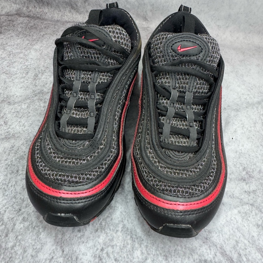 Nike Air Max 97 Valentines Day Black Red Women's Sz 7,5 Running Shoes